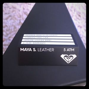 New Roxy Maya S. Brown Leather Watch